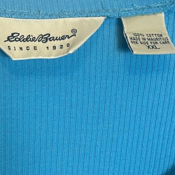 Y2K Eddie Bauer Lightweight Ribbed Top - Picture 14 of 16